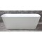 Alfi Brand 67" White Rectangular Solid Surface Smooth Resin Soaking Bathtub AB9952 - alternate 8